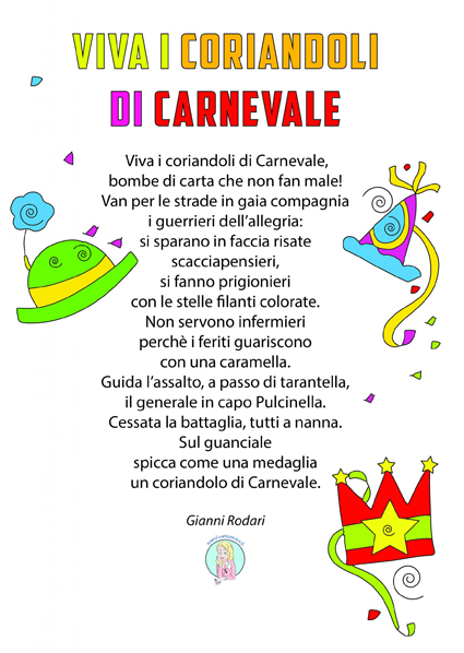 Filastrocche e Poesie di Carnevale