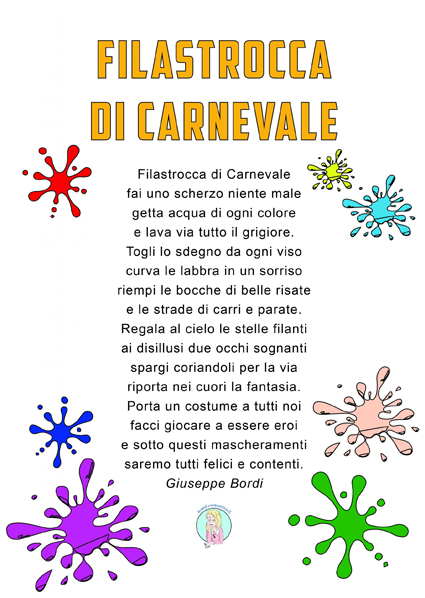 Filastrocche e Poesie di Carnevale
