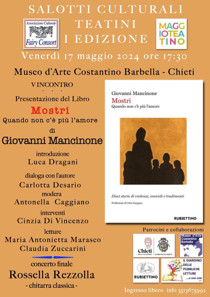 Il libro "Mostri" di Giovanni Mancinone