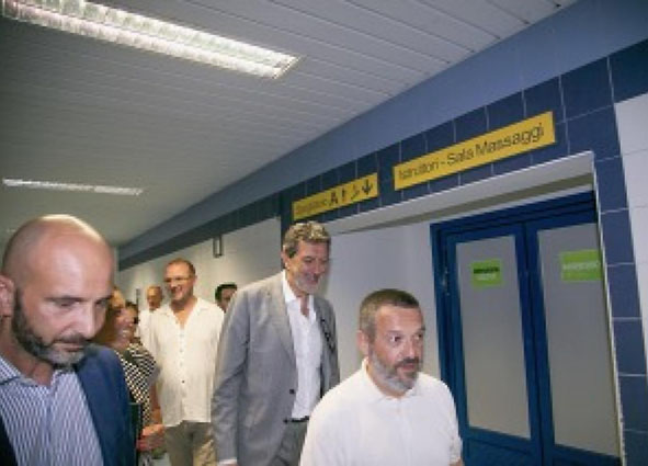 Sopralluogo dei Lavori alle Piscine delle Naiadi