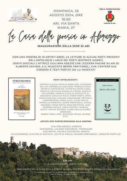 La Casa della Poesia in Abruzzo