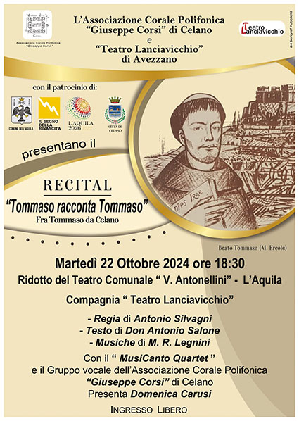 Recital Tommaso racconta Tommaso