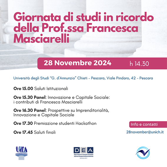 In Ricordo della Professoressa Francesca Masciarelli