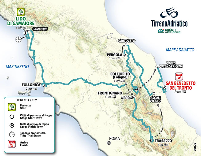 60ª edizione della Tirreno-Adriatico