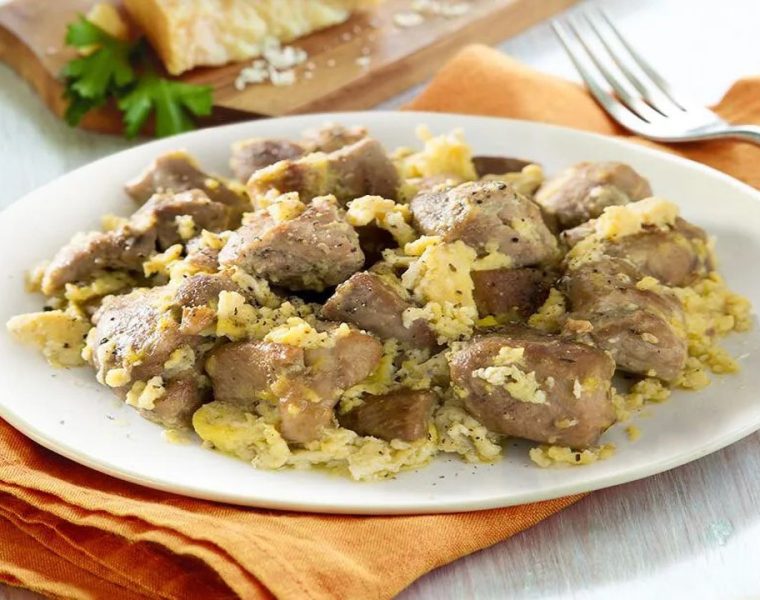 Agnello cacio e ova