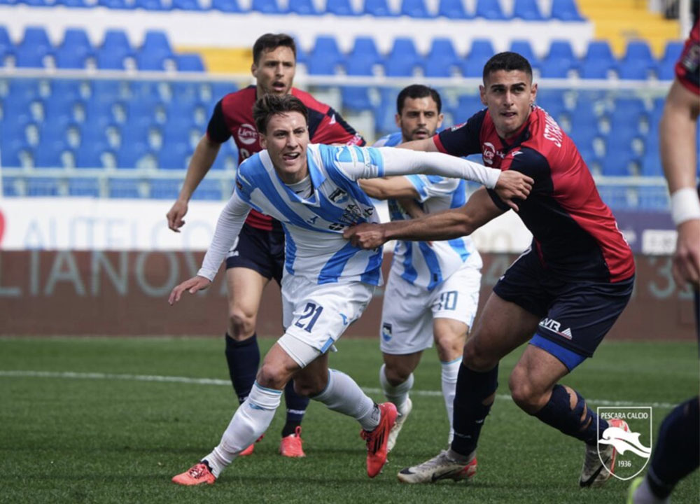 Vittoria del Pescara contro il Gubbio